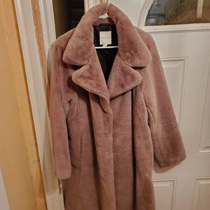 Avec Les Filles Women's Faux Fur Teddy Coat, L